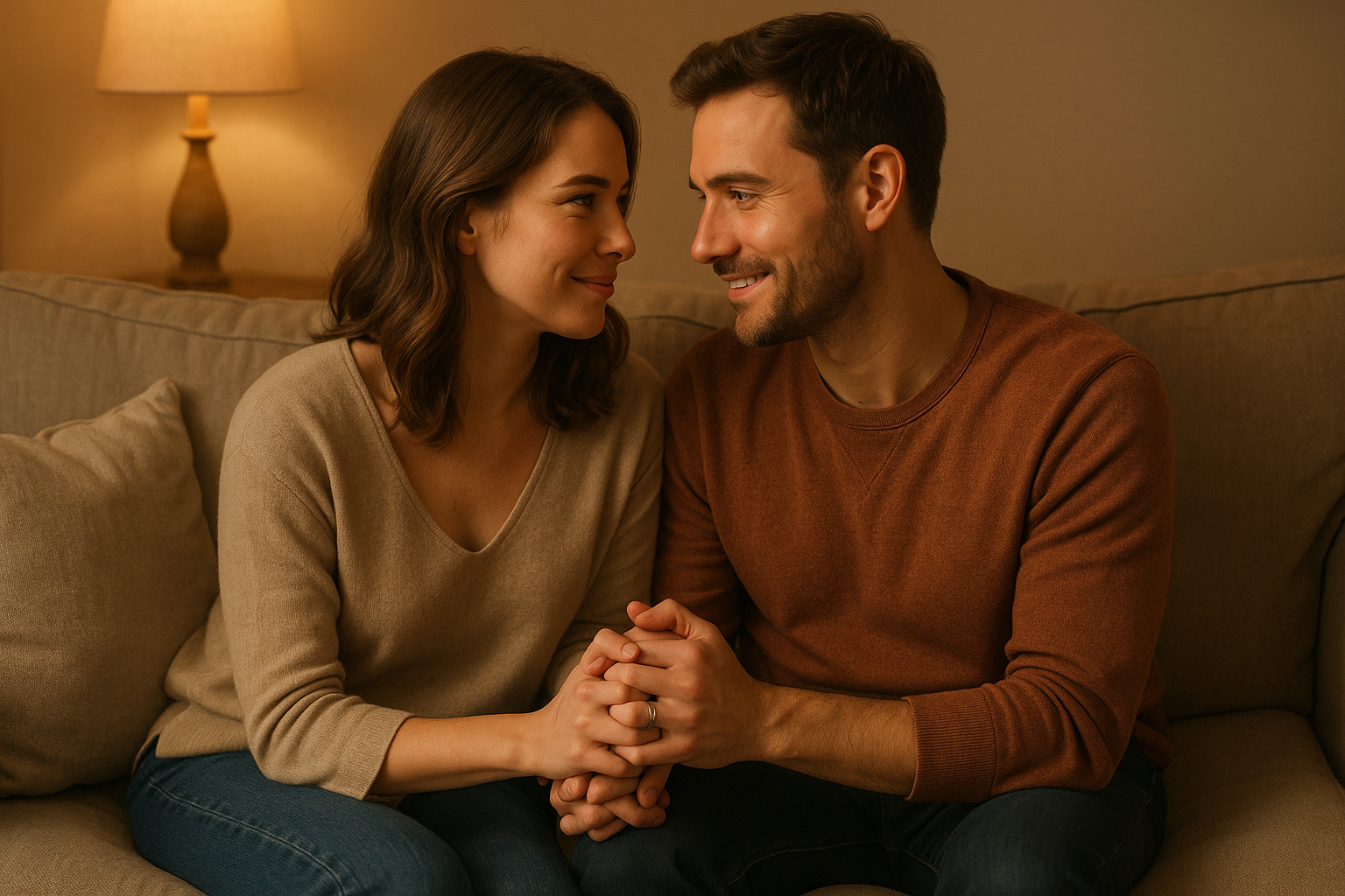 loving couple intimacy